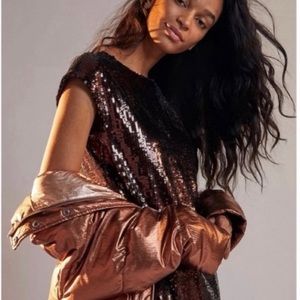 Anthropologie sequin dress